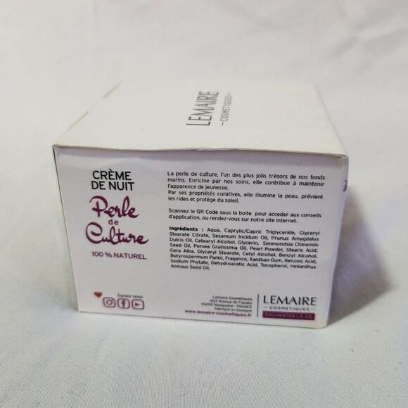 Cultured Pearl Night Cream by Lemaire Cosmétiques 50ml - Picture 3 of 7